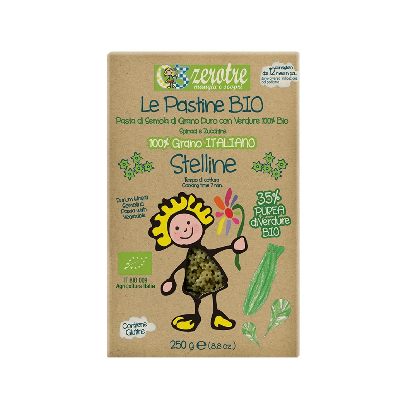 Стелини с БИО зеленчуци 250 г